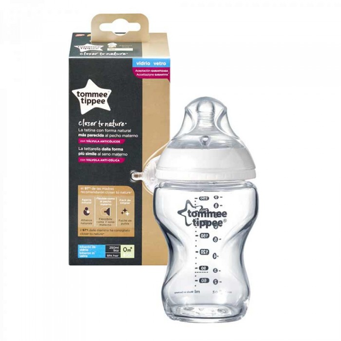 Пляшечка скляна Tommee Tippee Closer to Nature 250 мл (TT0031)