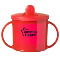 Чашка Tommee Tippee First з ручками 190 мл 4 міс Червона (TT0049-ROSU)