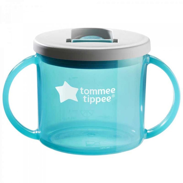 Чашка Tommee Tippee First з ручками 190 мл 4 міс Блакитна (TT0049-ALBASTRU)