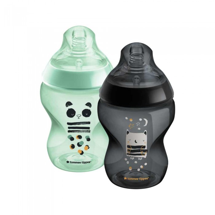 Набір пляшечок Tommee Tippee Closer to Nature Animals 2 шт х 260 мл (TT0038)