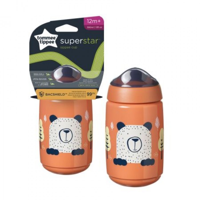 Чашка Tommee Tippee SUPERSTAR з носиком 390 мл 12 міс рожева (TT0375)