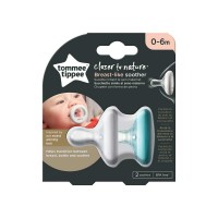 Пустышка Tommee Tippee Breast-like 0-6 мес 2 шт (TT0303)