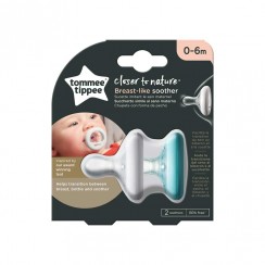Пустушка Tommee Tippee Breast-like 0-6 міс 2 шт (TT0303)