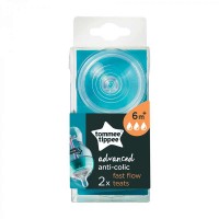 Соски Tommee Tippee Advanced Anti-Colic 6+ міс. швидкий потік 2 шт (TT0189)