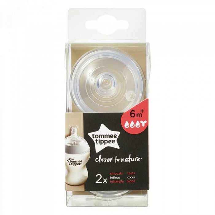 Соски Tommee Tippee Closer to Nature 6+ міс. для каші (TT0197)