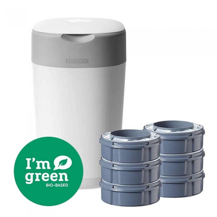 Накопичувач підгузків Tommee Tippee Twist & Click + 6 змінних касет (TT0371)
