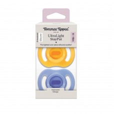 Пустушка Tommee Tippee Ultra-Light StayPut 6-18 міс 2 шт (TT0528)