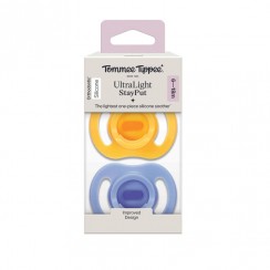 Пустушка Tommee Tippee Ultra-Light StayPut 6-18 міс 2 шт (TT0528)