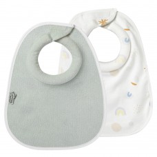 Слинявчик Tommee Tippee Comfee Fit бавовняний 0 міс 2 шт (TT0425-ALB/VERDE)