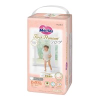 Подгузники-трусики Merries First Premium, Big, 12-22 кг, 32 шт (4901301396563)