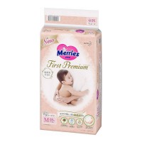 Підгузки Merries First Premium, розмір M, 6-11 кг, 48 шт (4901301388032)