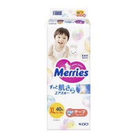 Подгузники Merries размер XL, 12-20 кг, 40 шт (4901301420381)