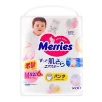 Подгузники-трусики Merries, размер M, 6-11 кг, 58 шт (4901301419255)