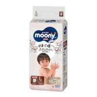 Подгузники-трусики Moony Natural размер L, 9-14 кг, 36 шт (4903111243099)