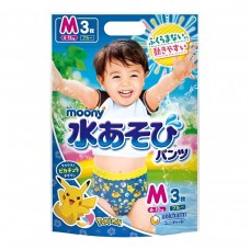 Підгузки-трусики для плавання Moony розмір M, для хлопчиків, 6-12 кг, 3 шт (4903111123476)
